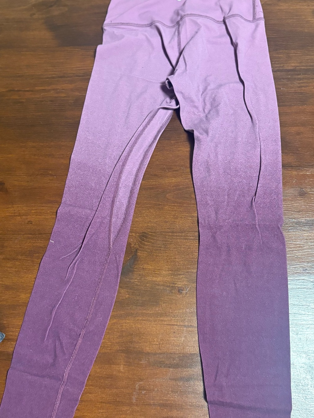lululemon athletica Purple ombré Leggings
